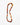 Katerina Psoma Necklace with orange and brown beads on a white background