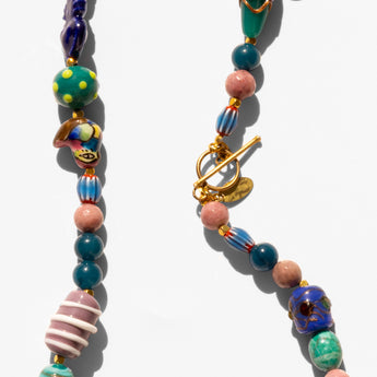 Katerina Psoma Colorful beaded necklace