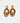 Katerina Psoma Dangle Earrings with Stones