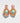 Katerina Psoma Dangle Earrings with Pink Quartz
