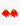 Katerina Psoma gold plated metal earrings with red feathers