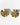Katerina Psoma Didi Gold Flower Clip Earrings