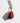 Katerina Psoma Easter Murano Egg with Gold plated chain fiorato red