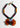 Katerina Psoma short resin necklace n brown and violet
