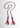Katerina Psoma long red tassel necklace