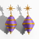 KP X NIMO purple earrings