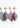 KP X NIMO purple earrings