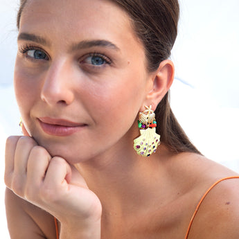 Katerina Psoma Junonia Yellow Earrings