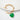 Katerina Psoma Chain Bracelet with Green Heart