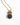 Detail of Katerina Psoma Cupola pendant chain necklace with a polished grey agate and gold plated metal dome adorned with stones