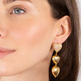 Katerina Psoma Amore Beige Stud Earrings