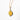 Katerina Psoma Mini Yellow Multicolor Murano Egg Pendant