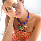 Katerina Psoma Amalia Blue Summer Necklace