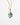 Katerina Psoma Mini Green with Flowers Murano Egg Pendant