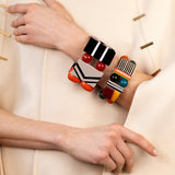 Katerina Psoma Colorful geometric bracelet