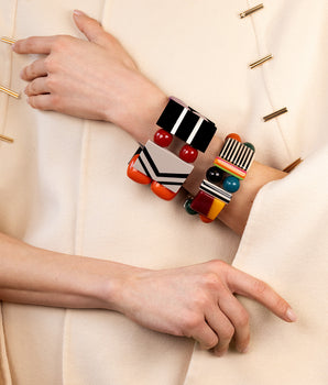 Katerina Psoma Colorful geometric bracelet