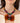 Katerina Psoma short resin necklace n brown and violet