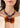 Katerina Psoma short resin necklace n brown and violet