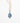 Katerina Psoma Mini Blue Multicolor Murano Egg Pendant