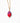 Katerina Psoma Mini Red Murano Egg Pendant