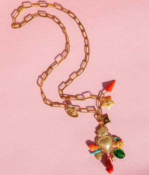 Katerina Psoma long boho necklace