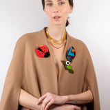 Katerina Psoma Memphis Green Brooch