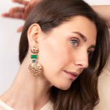 Katerina Psoma Amore Purple Stud Earrings