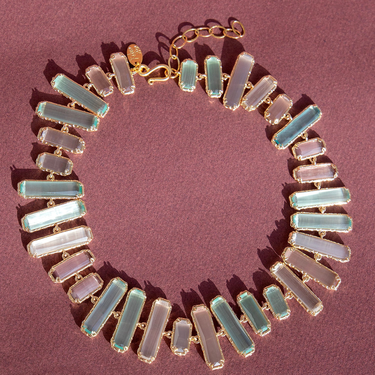 Katerina Psoma short necklace with faceted beads