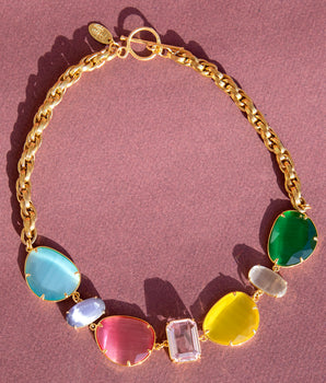 Katerina Psoma Short necklace with colorful beads