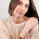 Katerina Psoma Colorful charm bracelet with various heart charms 