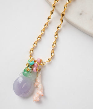 Aylin Jade Chain Necklace