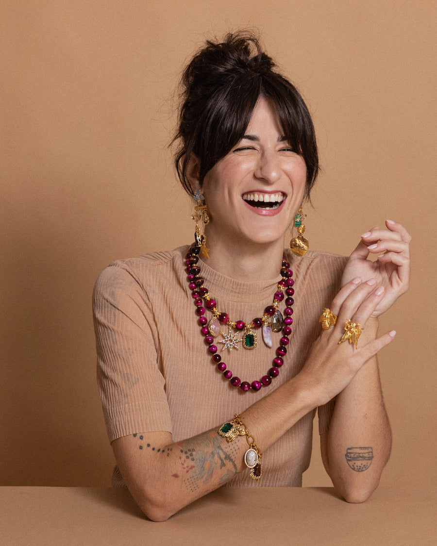 Noni Fuchsia Necklace