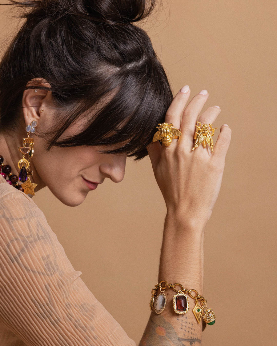 Wasp Gold Plated Ring