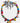 Katerina Psoma Memphis Multicolor Necklace with Metal Heart