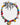 Katerina Psoma Memphis Multicolor Necklace with Metal Heart