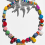 Katerina Psoma Memphis Multicolor Necklace with Metal Heart