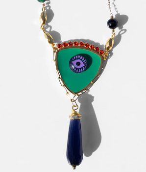 Green Evil Eye Rosary