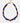 Katerina Psoma Colorful beaded necklace with a gold chain and trade beads
