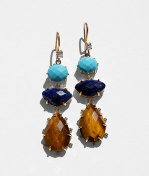 Katerina Psoma Marley Brown Earrings