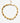 Katerina Psoma Gold necklace with oval-shaped beads