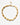 Katerina Psoma Gold necklace with oval-shaped beads