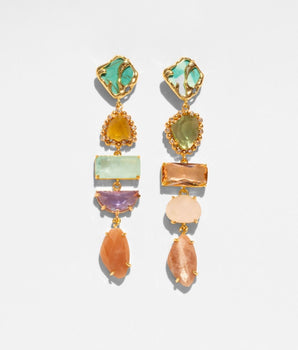 Ginevra Turquoise Dangle Earrings