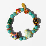 Katerina Psoma Turquoise Bracelet with beads