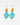 Katerina Psoma Turquoise Howlite Dangle Earrings