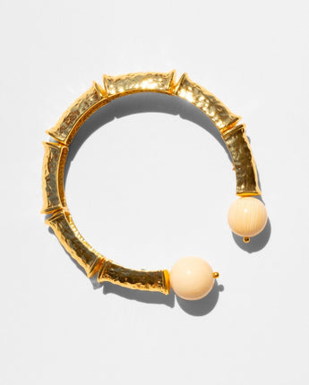 Katerina Psoma Ivory Gold Plated Bracelet