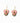 Katerina Psoma Pink Evil Eye Heart Earrings