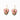 Katerina Psoma Pink Evil Eye Heart Earrings