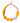 Katerina Psoma Short Necklace with yellow and pink beads Murano Glass