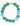 katerina Psoma short Necklace with green and blue agate heart