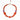 Katerina Psoma short Necklace with orange floral beads and purple flowers 